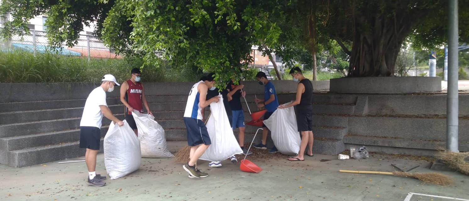 1100718-文山青年籃球隊周末協助環境整潔
